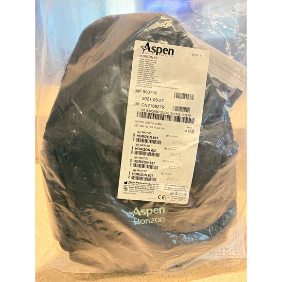 Aspen Horizon 637 LSO Back Brace Lower Spine - Picture 4 of 8